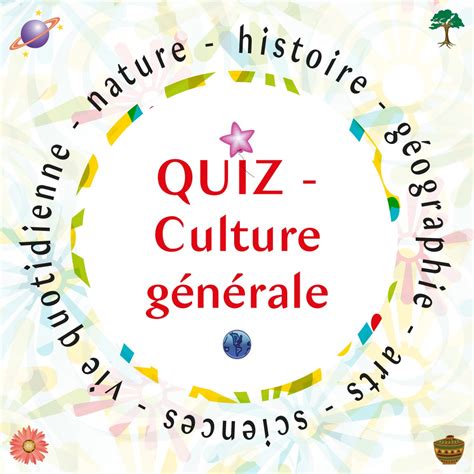 La culture générale en Quizz